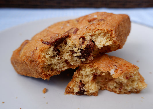 bolacha pedaços chocolate